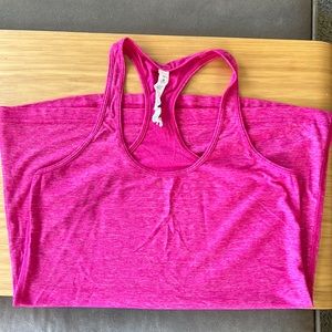 Lululemon pink heathered tank. Excellent condition